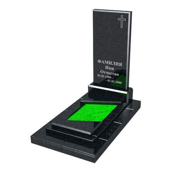 Памятник одинарный ровный