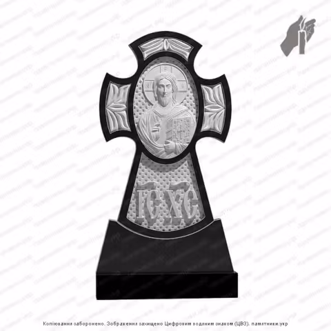 Памятник в форме креста, крест на могилу