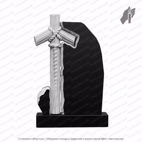 Памятник в форме креста, крест на могилу