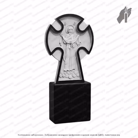 Памятник в форме креста, крест на могилу