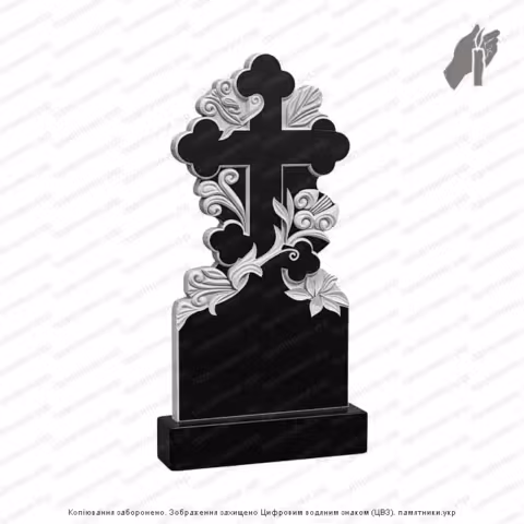 Памятник в форме креста, крест на могилу