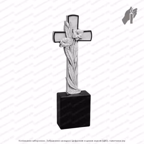 Памятник в форме креста, крест на могилу