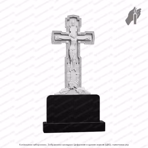 Памятник в форме креста, крест на могилу