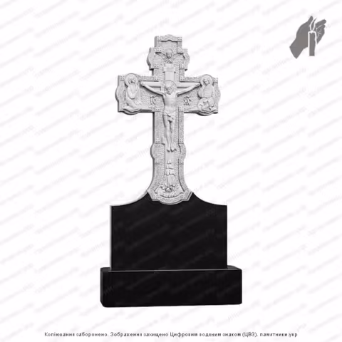 Памятник в форме креста, крест на могилу