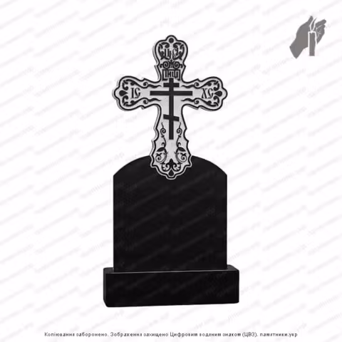 Памятник в форме креста, крест на могилу