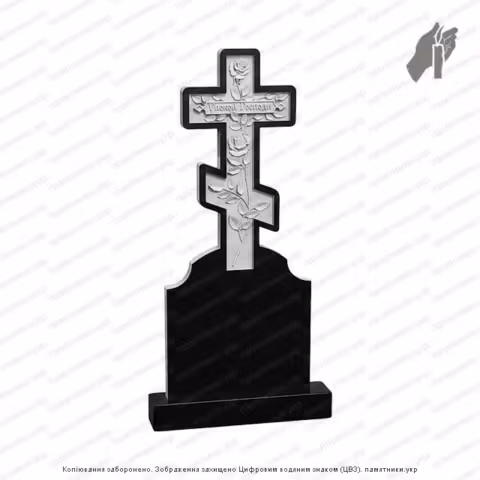 Памятник в форме креста, крест на могилу