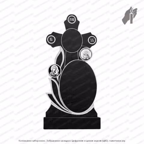 Памятник в форме креста, крест на могилу