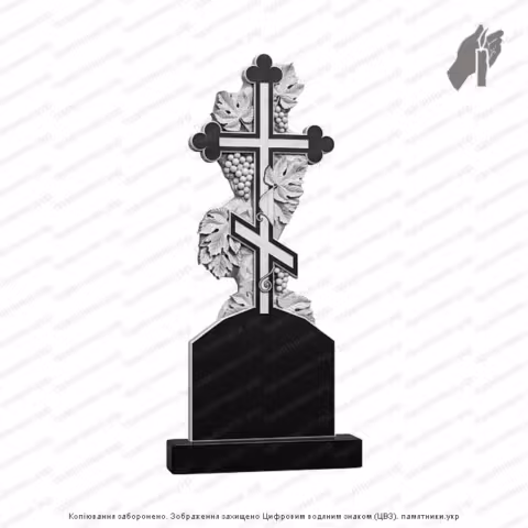 Памятник в форме креста, крест на могилу