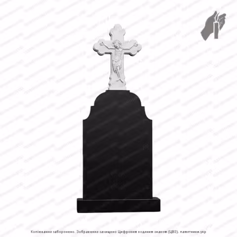 Памятник в форме креста, крест на могилу
