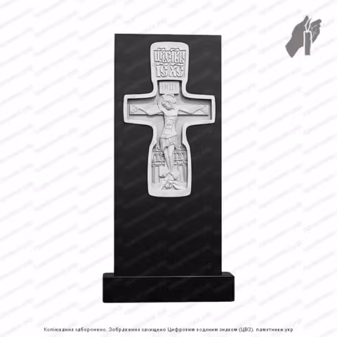 Памятник в форме креста, крест на могилу