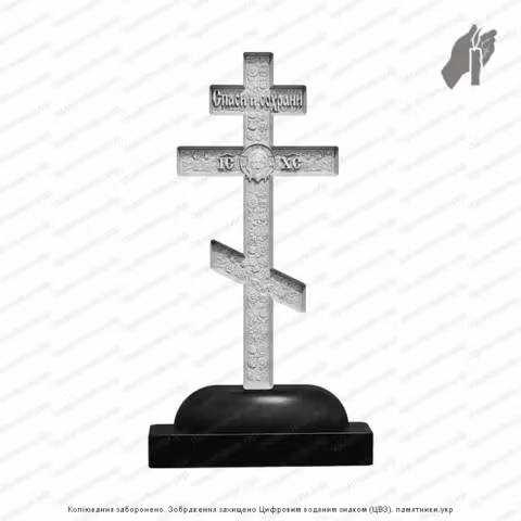 Памятник в форме креста, крест на могилу