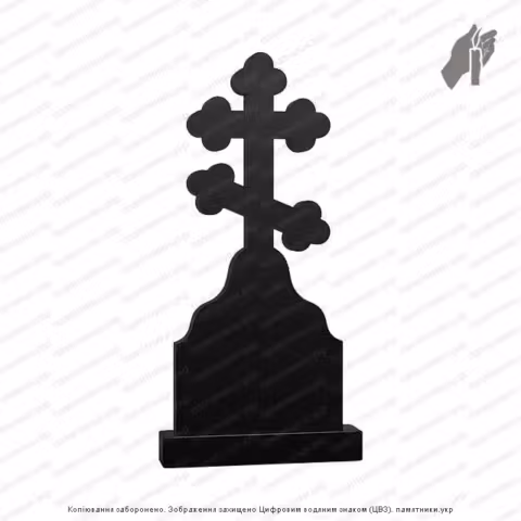 Памятник в форме креста, крест на могилу