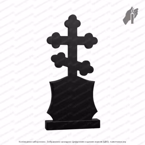 Памятник в форме креста, крест на могилу