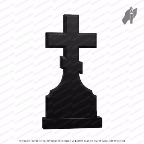Памятник в форме креста, крест на могилу