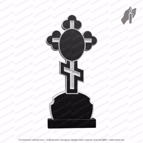 Памятник в форме креста, крест на могилу