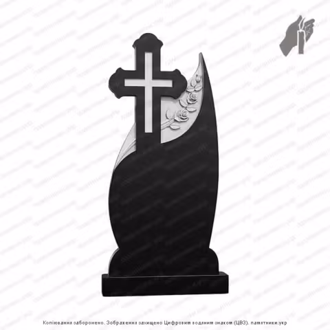 Памятник в форме креста, крест на могилу