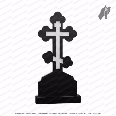 Памятник в форме креста, крест на могилу