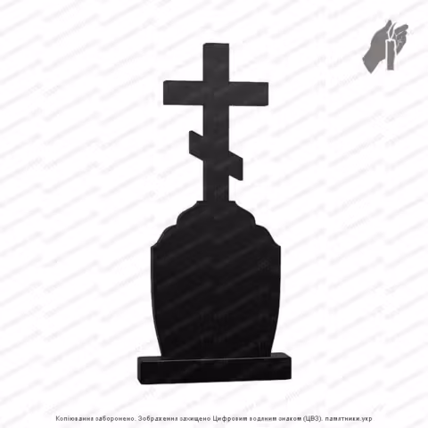 Памятник в форме креста, крест на могилу