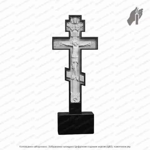 Памятник в форме креста, крест на могилу