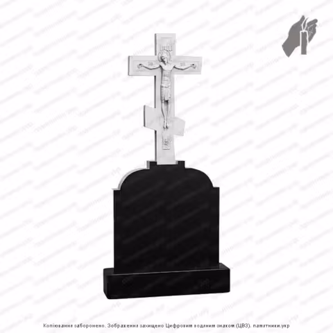 Памятник в форме креста, крест на могилу