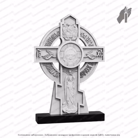 Памятник в форме креста, крест на могилу