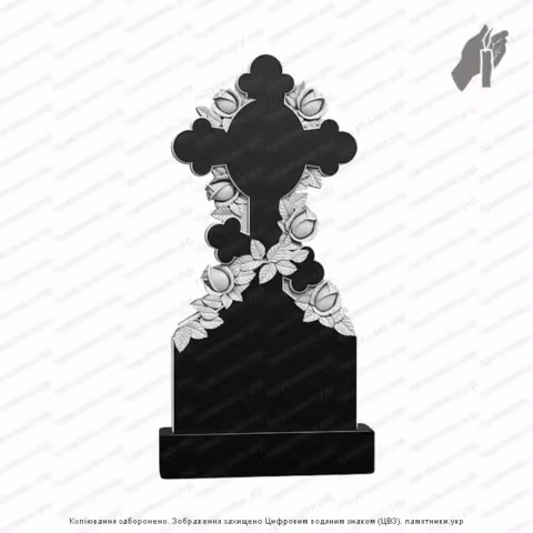 Памятник в форме креста, крест на могилу