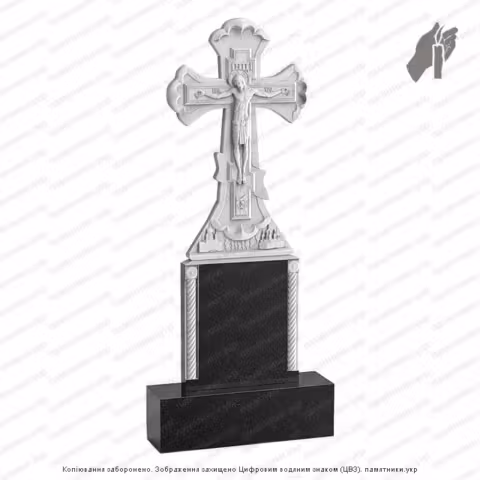 Памятник в форме креста, крест на могилу