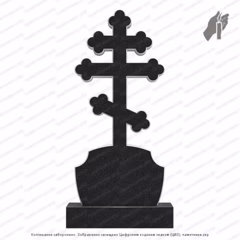 Памятник в форме креста, крест на могилу