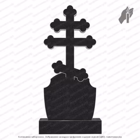 Памятник в форме креста, крест на могилу