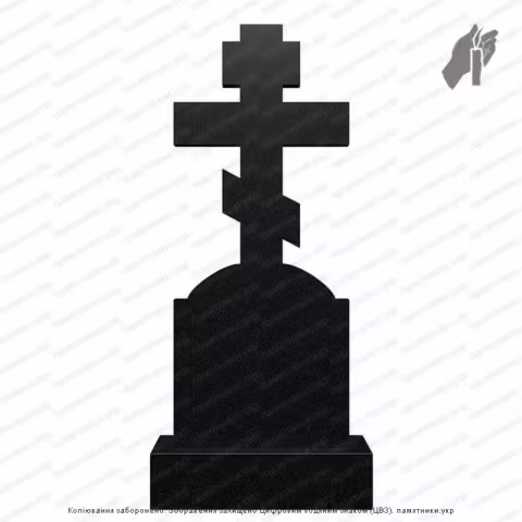 Памятник в форме креста, крест на могилу