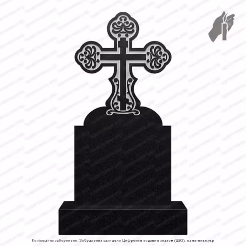 Памятник в форме креста, крест на могилу