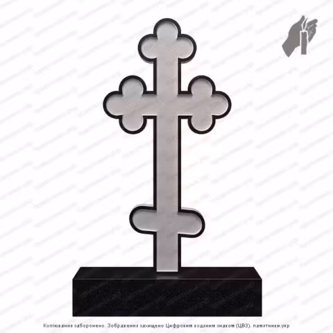 Памятник в форме креста, крест на могилу