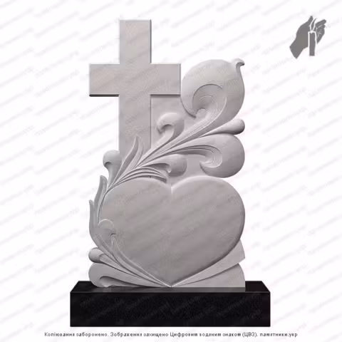 Памятник в форме креста, крест на могилу