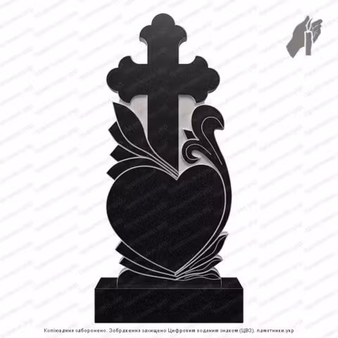 Памятник в форме креста, крест на могилу