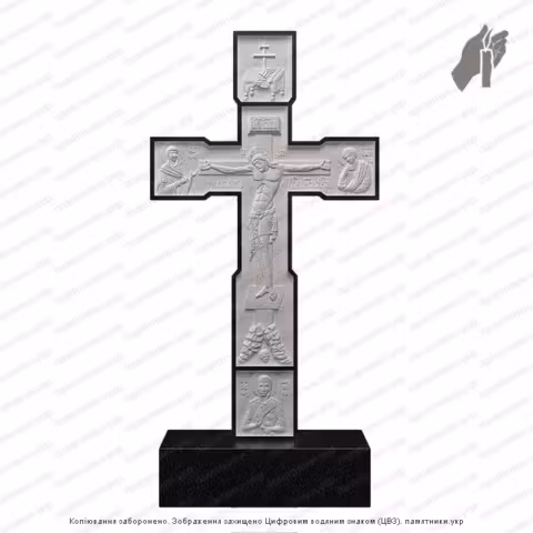 Памятник в форме креста, крест на могилу