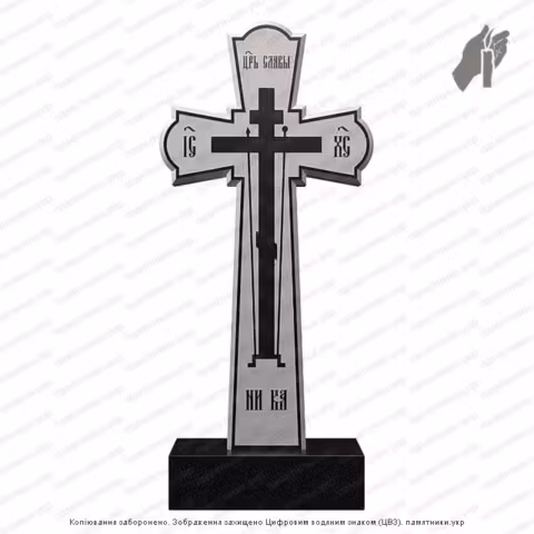 Памятник в форме креста, крест на могилу