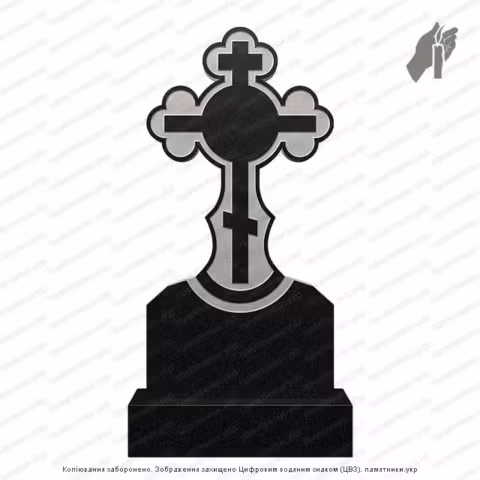 Памятник в форме креста, крест на могилу