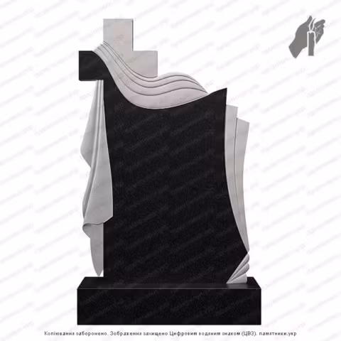 Памятник в форме креста, крест на могилу