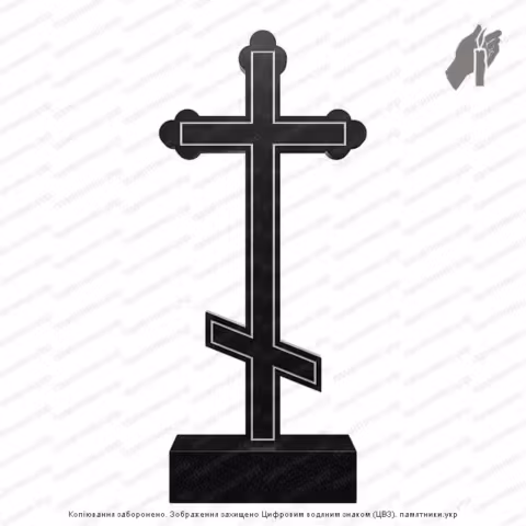 Памятник в форме креста, крест на могилу