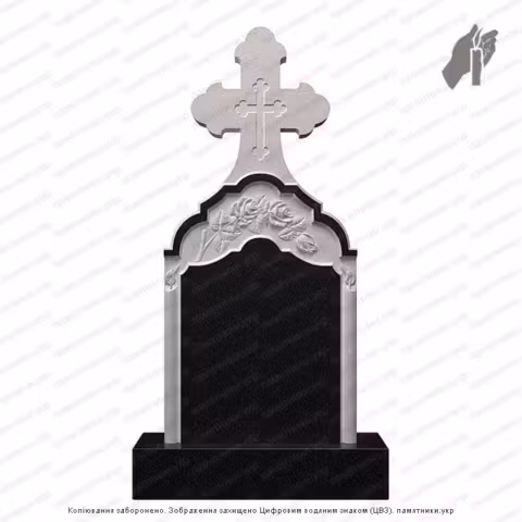 Памятник в форме креста, крест на могилу