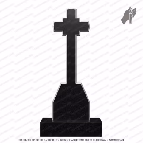 Памятник в форме креста, крест на могилу
