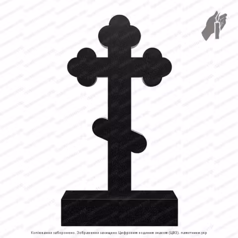 Памятник в форме креста, крест на могилу