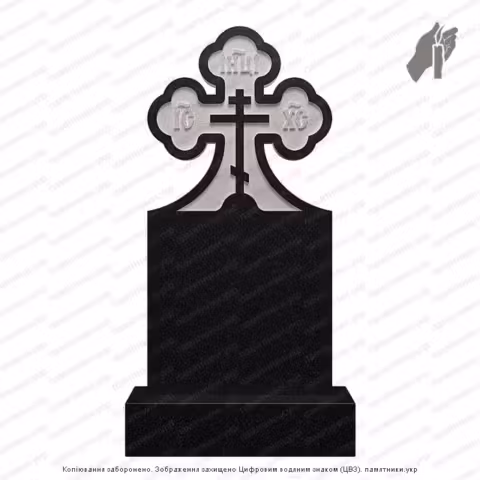 Памятник в форме креста, крест на могилу