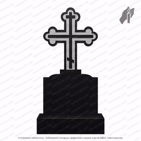 Памятник в форме креста, крест на могилу