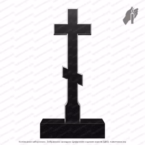 Памятник в форме креста, крест на могилу