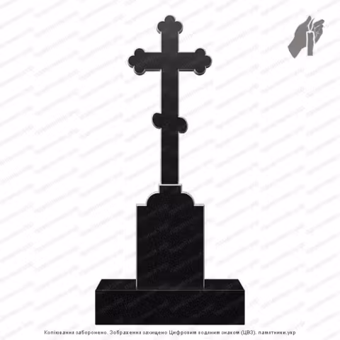 Памятник в форме креста, крест на могилу