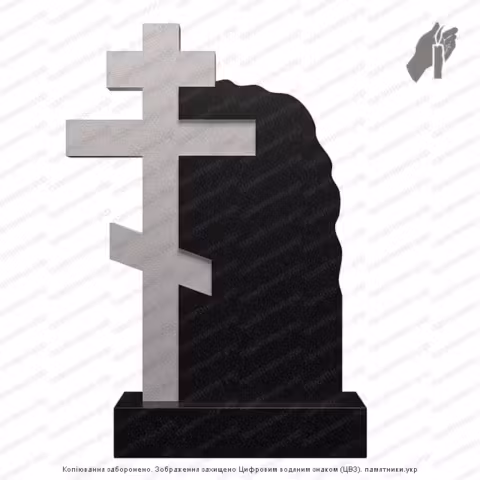 Памятник в форме креста, крест на могилу