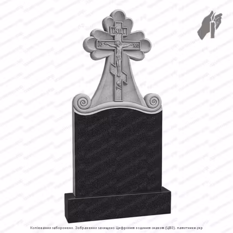 Памятник в форме креста, крест на могилу